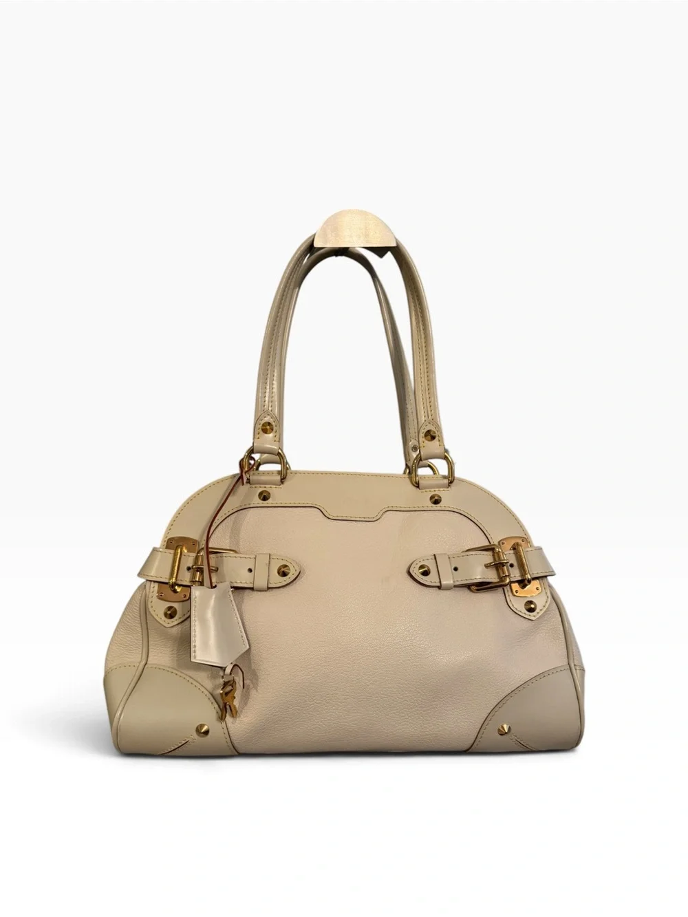 Louis Vuitton Suhali Le Radieux in Blanc lock & Keys-Authentic